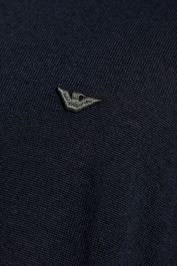 Emporio Armani Sweater with embroidered logo | Men's